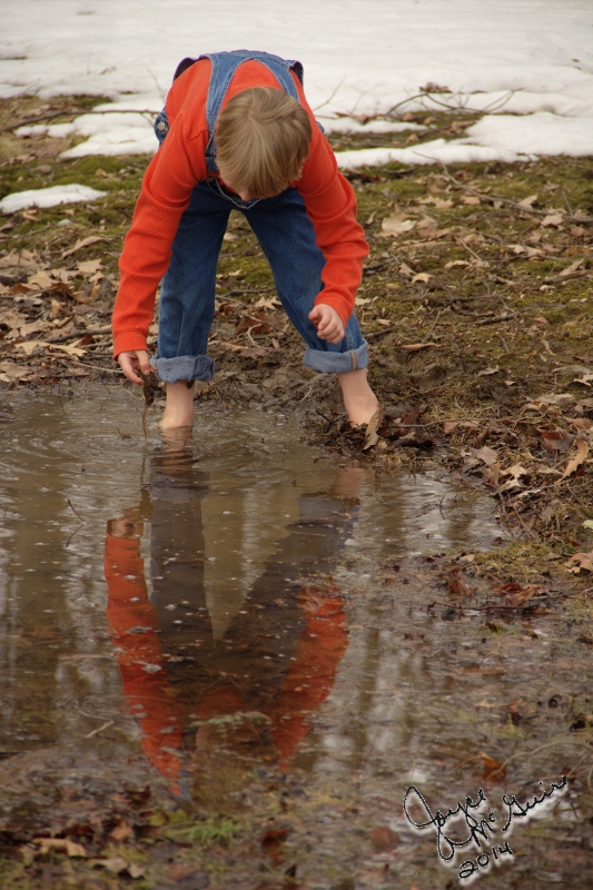 Playing in Puddle